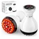 Lymphatic Drainage Massager & Anti Cellulite Massage Tool, Helps Reduce Stretch Marks & Cellulite, for Legs, Arms & Belly, Body Sculpting Machine with Microcurrent & Red-Light & Heat & Vibration