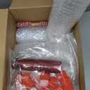 Tioncy 16 Pcs Vanilla Extract Bottles for Homemade Vanilla Jar Glass Bottle with Cap, Shrink Band, Sticker Syrup Gift Food Storage Canister for Bean Sauce Spice (Red, Brown,5 oz)