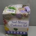 KEMETHY 60 PCS Food Storage Containers with Lids, BPA-Free Plastic Food Containers for Kitchen Storage, Leak Proof, Reusable Meal Prep Containers with Labels & Pen