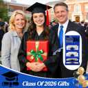 3 x Class of 2026 Graduation Money Holder with 10 Slots - Surprise Graduation Gifts for Daughter Son - Creative Cash Gift Envelopes Card for High School College Middle School Graduates, Black and Blue