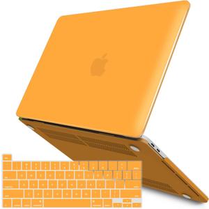 IBENZER Compatible with MacBook Pro 13 Inch Case M2 M1 2026 2025 2024 2023 2022 A2338 A2289 A2251 A2159 A1989 A1706 A1708, Hard Shell Case & Keyboard Cover for Mac Pro 13, Marigold, T13MAGD+1A