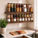RICHER HOUSE 12 Inch Deep Floating Shelves, 36 Inch Long Wall Shelf, Brown
