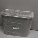 iDesign Stainless Steel Bathroom Trash Can Mia Collection (Brushed)