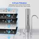 Vortopt Under-Sink & Countertop Filtration,Water Filter for Sink Faucet & Counter Top,5-Stage Sink Water Filter & Dispenser with Mineral,8000 Gal,Fast Flow for Kitchen/Bathroom.
