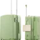 Hanke 20 Inch Expandable Carry On Luggage, Hard Shell with Side Hook, 20 Inch EXT