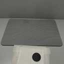 Innerfly Stone Bath Mat Size 23.5"x 15"inch, Stone Mat with Wave Design Bath Stone, Quick Dry Bath Stone Mat, Diatomaceous Earth Bath Mat Non-Slip (Light Grey)