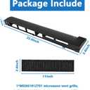MDX61912701 Microwave Vent Grille Replacement for LG Microwave Vent Kit Oven Top Vent Grille LMV2031ST LMH2016ST LMHM2237BD LMHM2017SB Part# AP5202555 2119394 AH3535252 EA3535252