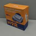 N9R 60PCS White Square Plastic Plates, 30 Dinner & 30 Dessert Plates Heavy Duty, Fancy Disposable Plates for Party, Wedding and other Events