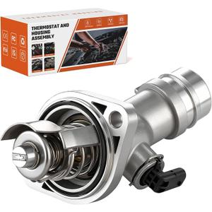 Upgraded Aluminium Engine Coolant Thermostat Housing Assembly,Fit for Hyundai Elantra 2.0L L4 - Gas 2017-2020,Fit for Hyundai Veloster 2.0L L4 - Gas 2017-2020 [Base, Premium] Replace#255002E085
