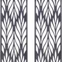 Madison Park Florian Wall Art - Carved Wooden Botanical Leaves Framed, Natural Sheen Finish - Modern Dcor for Living Room, Ready to Hang Bedroom Decoration, 12"W x 36"H x 1"D, Reclaimed Grey 2 Piece