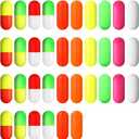 Skylety 100 Pieces Pompano Rig Floats for Surf Fishing Pill Snell Fishing Floats Making Kit for Trout Catfish Walleye