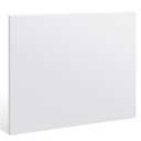 Sasylvia Hdpe Sheet, Hdpe Plastic Sheet Flexible High Density Polyethylene Cutting Board Solid Plastic Block for Marine, CNC, Machining, Industrial, DIY Projects(1/2" X 24'' X 36'',White,1 Pcs)