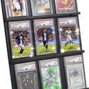 Wooden Trading Card Display Stand, Applicable to PSA/CSG/BGS/SGC Graded Cards, Ideal for Card Collection and Show