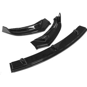 Car Front Spoiler for Tesla Model 3 2016 2017 2018 2019, Front Bumper Spoiler Trim Front Bumper Body Kit, A Gloss Black