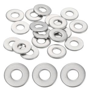 MECCANIXITY 40 Pcs M6 Stainless Steel Flat Washers Round Assortment Parts Spacers Assorted for Screws, Bolts, Plumbing, Automotive, Electrical 6mm ID 16mm OD 1.5mm Thick