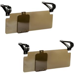 Car Sun Visor Extender, Day & Night Auto Polarized Sun Blocker, HD Anti-Glare Sunshade Extender, Safety Driving Car Visor Accessory Protect from Sunlight, UV Rays, Snow Blindness (2PCS)