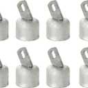 Chain Link Fence Loop Cap1-5/8" Top Rail End CapGalvanized Steel Chain Link Fence Parts for 1-5/8" Outside Diameter Top Rail Pipe (1-5/8")