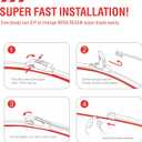 OEM Quality Performance Premium windshield wiper blades 21 and 19,All-Season Auto Replacement Windshield Wiper Blades,Fit Honda Civic 2001,Toyota Camry 2001-1999,Infiniti G20 2002-1999 +More Cars