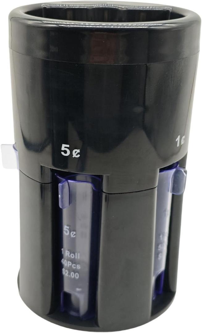 Automatic 5 in 1 Coin Counter Sorter Machine Large Capacity Organizers for Piggy Banks Coin Holders