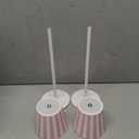 2 Pack Cordless Table Lamp, 5000mAh Portable Rechargeable LED Desk Lamp, 3 Color Modes Stepless Dimming Table Light with Memory Function, for Dinner, Patio, Home, Restaurant. (white-pink)