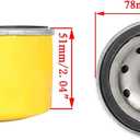 YT3000 LT2000 Air Filter Oil Filter Tune Up Kit for Craftsman T2200 YS4500 YTS3000 T1400 42" 46" Lawn Tractor Riding Mower with 19.5hp 20hp 21hp Engine