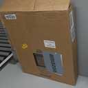 Mayfair Padded Toilet Seat with Chrome Hinges, Soft Vinyl over Wood Core Seat, Made in USA, Round, White (Elongated)