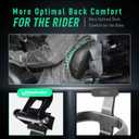 Motofunder Driver Backrest Adjustable Lumbar Support Rider Backrest Mount Kit Detachable Plug-in Back Rest Pad Compatible with Can Am Ryker 600 900/ Sport 2019-2025 Accessories