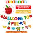 Welcome to Pre-k Banner First Day of Pre K Decorations Welcome Back to School Theme Classroom Bulletin Board Décor Watch Out Pre-K Here I Come Party Supplies