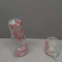 Amazing Abby - Aurora - Acrylic Bedside Carafe Set, Plastic Water Carafe with Dual-Use Tumbler/Lid, Easy-Access for the Night, Shatter-Proof, BPA-Free, Great for Bedroom, Bathroom, Kitchen, and More