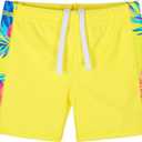 Girls Two Piece Swimsuit Floral UPF 50+ Rash Guard Set Kids Beach Swimwear
