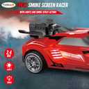 Nature Bound Remote Control Car, Smoke Screen Racer, 2.4 GHz RC Vehicle with Spraying Mist & Light for Kids, Sport Racing Hobby Toy for Boys & Girls