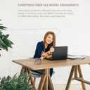 Amosfun Christmas Reindeer Figurine Tabletop Decoration Standing Deer Centerpieces Simulation Animal Model Christmas Winter Party Favors 8.1 x 1.6 x 6.7 Inch