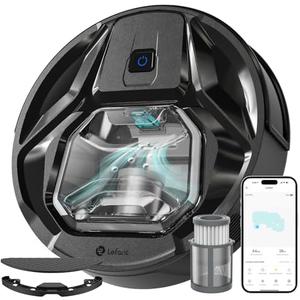 Amazon.com - Lefant M320 Robot Vacuum Cleaner Featuring Carpet Detection, 6000Pa Powerful Suction, 210 Minutes runtime, Making it Ideal for Hard Floors and pet Hair, Black.