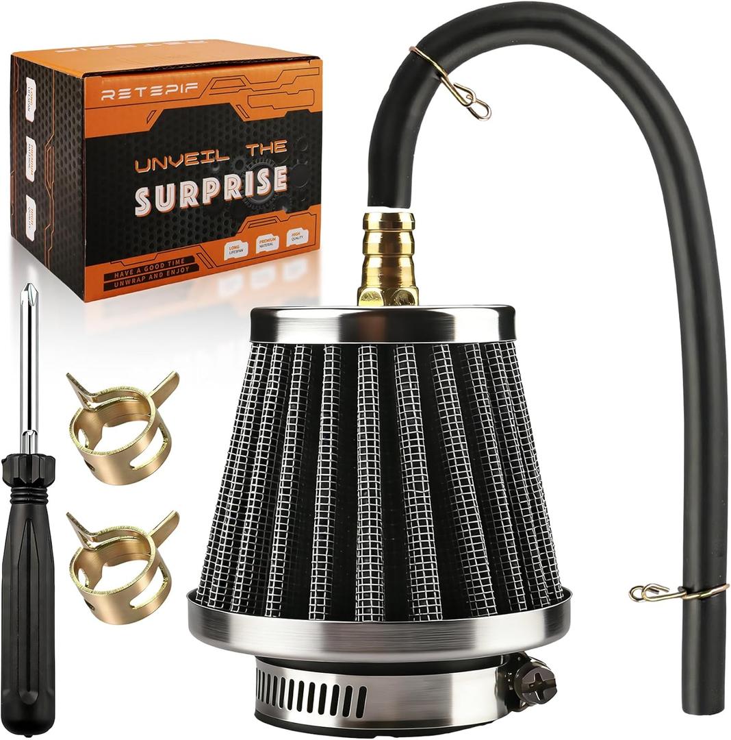 38mm Air Filter for 70cc 50cc 90cc 110cc 125cc 150cc ATV Quad Dirt Bike Pit Bike Dune Buggy 4 Wheeler