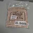 Mindsoft Plaid Ruffled Table Cloth Cotton Linen Fabric Checkered Gingham Tablecloth Farmhouse Vintage Buffalo Plaid Decorative Table Cover for Dining Room(70 x 52 Inches,Brown)