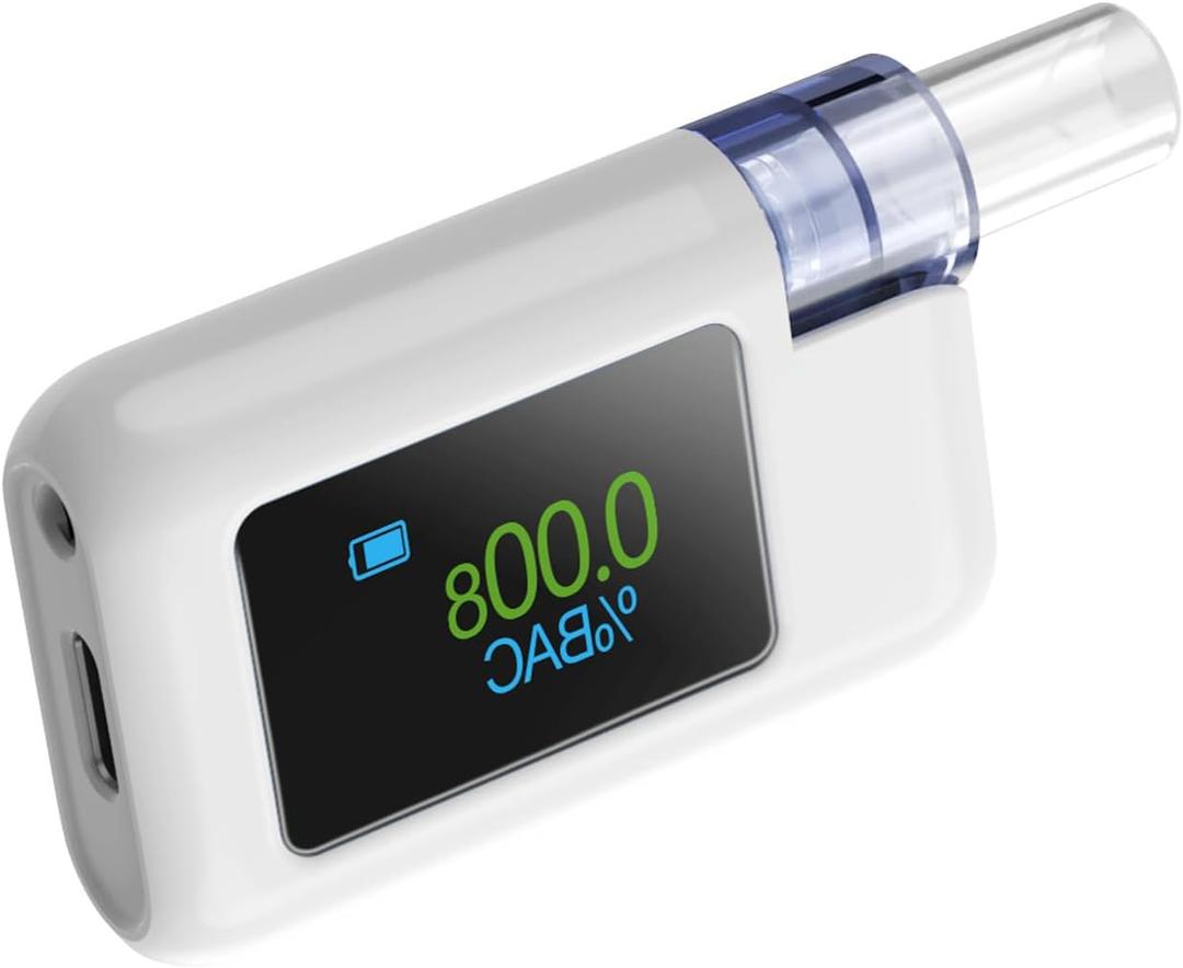 Breathalyzer, Portable Digital Breath Tester for Personal Use, One-Key Operation
