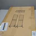 2-Pack 2'x5.5' Ft Gridwall Panel Display Stands 2'x5.5' Ft, Heavy Duty Floor Standing Retail Display Rack with Triangle Base for Retail Art Show