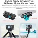 Magnetic Quick Release Mount Adapter Compatible with DJI Action 5 Pro/Action 4
