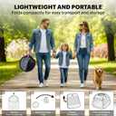 LAFYETTE. - US Based, Portable Cat Playpen, Trapezoidal Stable Design, Foldable Pet Tent for Indoor Outdoor Use, Cat Dog Play Enclosure, Kitten Puppy Kennel Crate, Pet House, Easy Setup, 33" x 26.5"