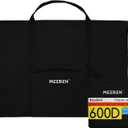 MEEDEN Soft Art Portfolio Bag: 24 x 36 Inch Black Art Canvas Portfolio Case - Waterproof 600D Oxford Carrying Storage Case for Artwork, Poster, Sketching, and Drawing