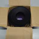 Vinyl Baseboard Molding Trim 4 Inch x 20 Feet Peel and Stick Baseboard Trim Flexible PVC Cove Base Moulding Self-Adhesive Trim for Garage Bathroom Cabinet Floor Walls, Black