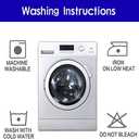 Halloween Oval Fitted Tablecloth Waterproof Elastic Edged Table Cover,Indoor Outdoor Picnic Parties Decorated and Reused Repeatedly, Fits 48"x68" Oval Tables, Style 104