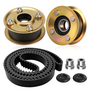 131-4509 125-2532 Mower Idler Pulley & 120-3335 Belt Kit for Toro 30" Deck TimeMaster Tractors 126-0316, 131-4506, 131-4529, 121-5763, Fits Model 20199, 20200, 20975, 20977, 20978, 21199, 21200.etc.