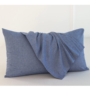 Pillow For Comfortable Sleep, Medium Size, Heather Blue