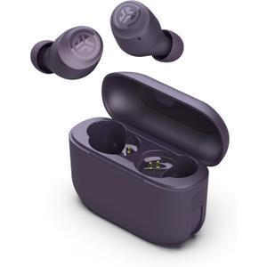 JLab Go Air Pop+ True Wireless Earbuds, in Ear Headphones, Bluetooth Earphones, 35H Playtime Ear Buds, Bluetooth Earbuds with Microphone, USB-C Charging Case, Dual Connect, EQ3 Sound, Violet