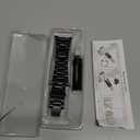 Metal Band Compatible with Samsung Galaxy Watch 8 40mm/44mm/Classic 46mm 2025,No Gap Business Stainless Steel Strap for Galaxy Watch8 Men Women,NOT for Other Models