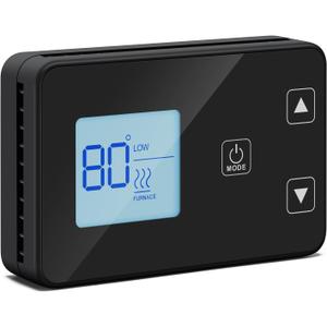 Briidea RV Single Zone Wall Thermostat, Compatible with Dometic 3316250.712, Digital Backlight Screen, Designed for Control All Single Zone Cool Only, Heat Pump & Heat Strip RV Air Conditioners