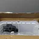 POPMOP Compact Floor Mop and Bucket - Flat Mop and Bucket with Wringer Set Hands Free | Wet Dry Mop for Apartment, Tiny Home, RV, Windows, Wall, Hardwood, Vinyl, Floor with 6 Microfiber Cloths