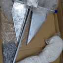 JY PERFORMANCE 5/8/10/13 lb Galvanized Fluke Anchor Kit with Chain, Rope and Shackles, Boat Anchor Kit for 8-16/12-22/16-26/20-32 ft Pontoon, Dinghy, Fishing and Bass Boats