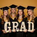 Graduation Decorations Grad Light up Letters Class of 2026 Decorations College Preschool Kindergarten High School Grad Party Decor Centerpieces LED Letters Sign Tables Wall Decor